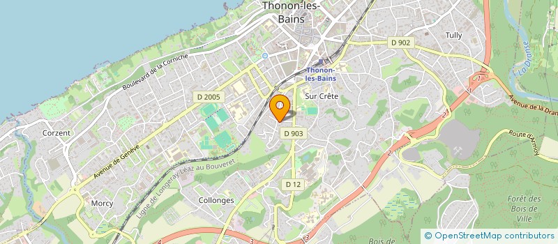localisation de l'entreprise CARNALP FISHING à THONON-LES-BAINS