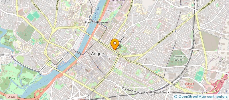 localisation de l'entreprise CARNANGERS à ANGERS