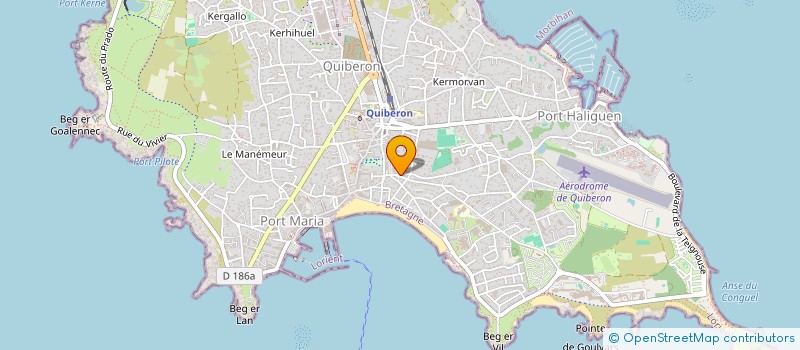 localisation de l'entreprise CARNAQUIB à QUIBERON