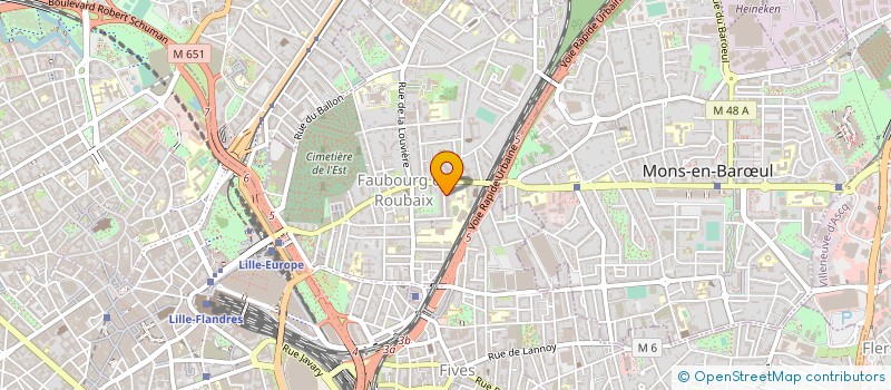 localisation de l'entreprise CARNATEL 2 à LILLE