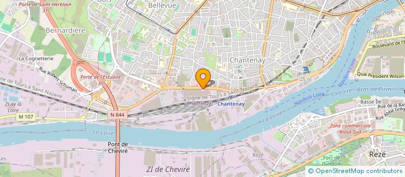localisation de l'entreprise CARNAUDMETALBOX COFEM BMA à NANTES