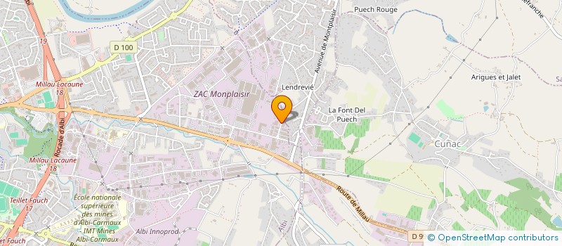 localisation de l'entreprise CARNAVAL D ALBI à ALBI