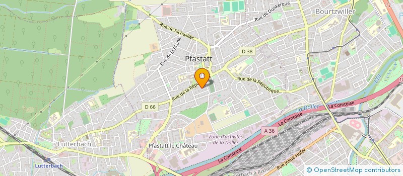 localisation de l'entreprise CARNAVAL DE PFASTATT  PFASTATT