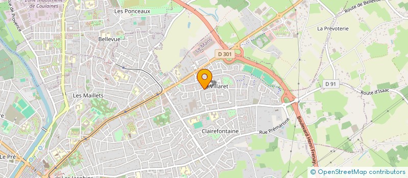 localisation de l'entreprise CARNAVALESQUE  LE MANS