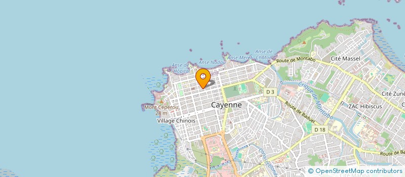 localisation de l'entreprise CARNAVALESQUE MANARE  CAYENNE
