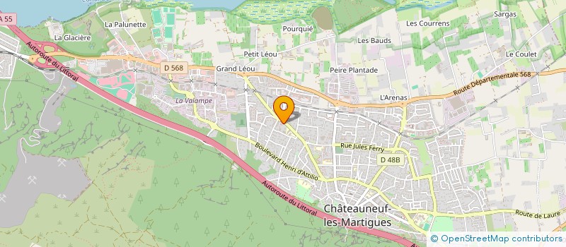localisation de l'entreprise CARNAVALIERS CHATO9 LM à CHATEAUNEUF-LES-MARTIGUES