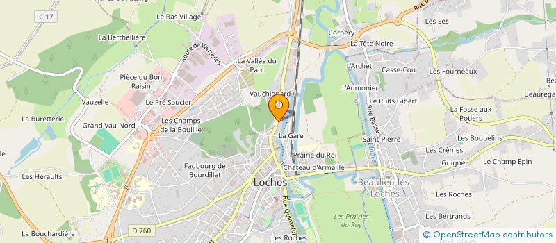 localisation de l'entreprise CARNAVALOCHES à LOCHES