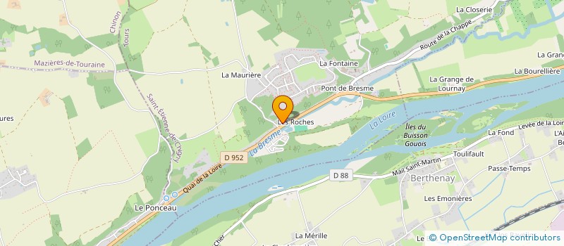 localisation de l'entreprise CARNEAUX  SAINT-ETIENNE-DE-CHIGNY