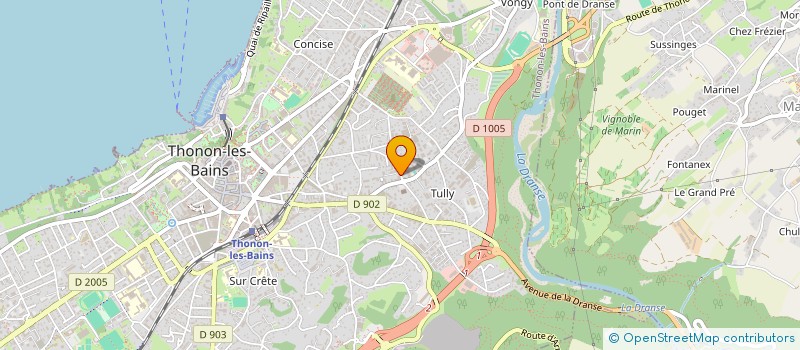 localisation de l'entreprise CARNEC VERONIQUE à THONON-LES-BAINS