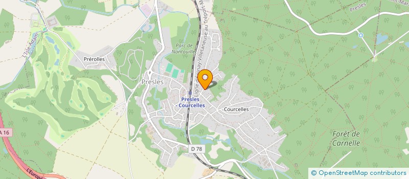 localisation de l'entreprise CARNELLE à PRESLES