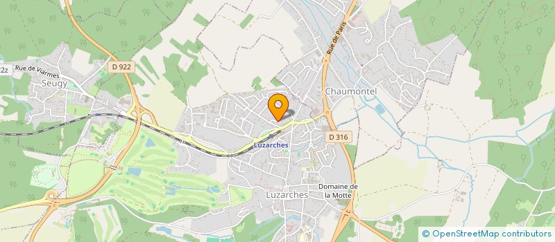 localisation de l'entreprise CARNELLE MOBILITES  LUZARCHES