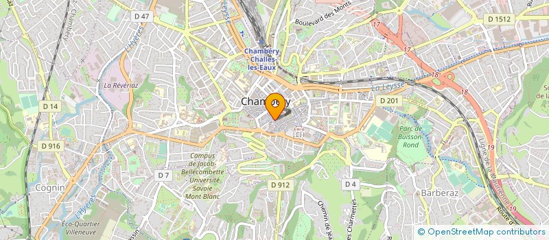 localisation de l'entreprise CARNET D'INTERIEUR à CHAMBERY