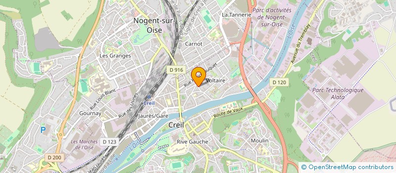localisation de l'entreprise CARNET DE BAL à CREIL