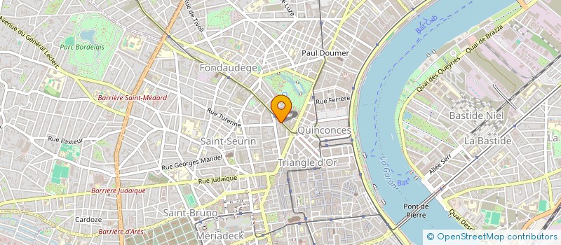 localisation de l'entreprise CARNET DE L'IMMOBILIER BORDELAIS  BORDEAUX