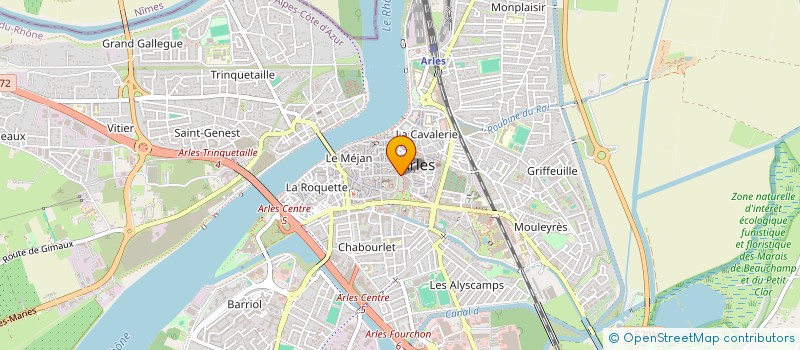 localisation de l'entreprise CARNET DE VOYAGE à ARLES