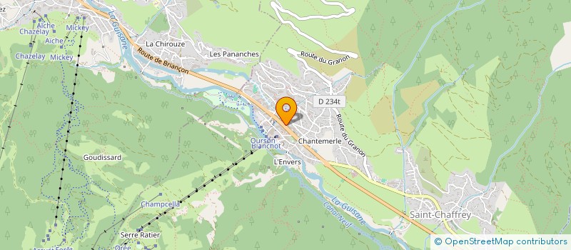 localisation de l'entreprise CARNET DE VOYAGE - SERRE-CHEVALIER  SAINT-CHAFFREY