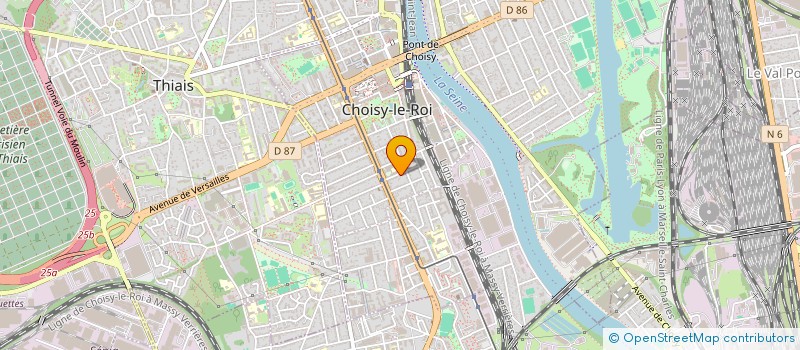 localisation de l'entreprise CARNETS D'EVEIL  CHOISY-LE-ROI