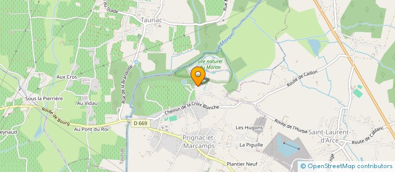 localisation de l'entreprise CARNETS DE BORD  PRIGNAC-ET-MARCAMPS