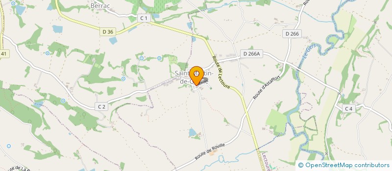 localisation de l'entreprise CARNETS DE VOYAGE  LA ROMIEU