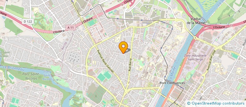 localisation de l'entreprise CARNEUF à ANGERS