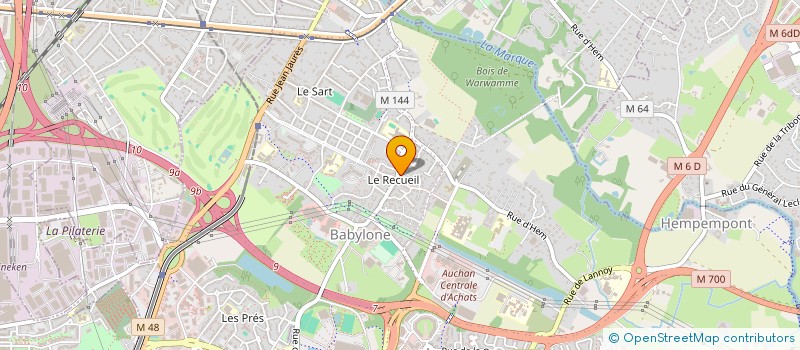 localisation de l'entreprise CARNEVALE à VILLENEUVE-D'ASCQ