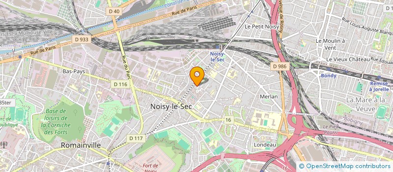 localisation de l'entreprise CARNI à NOISY-LE-SEC