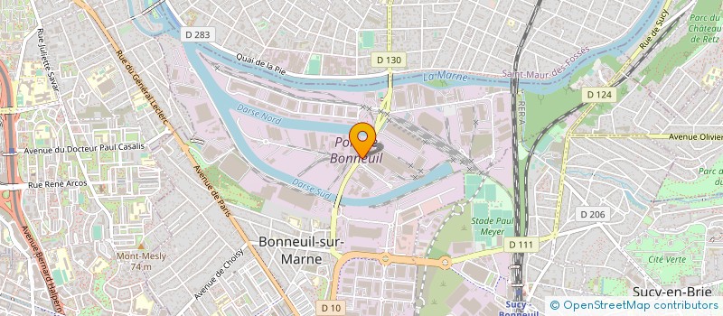 localisation de l'entreprise CARNIATO EUROPE à BONNEUIL-SUR-MARNE