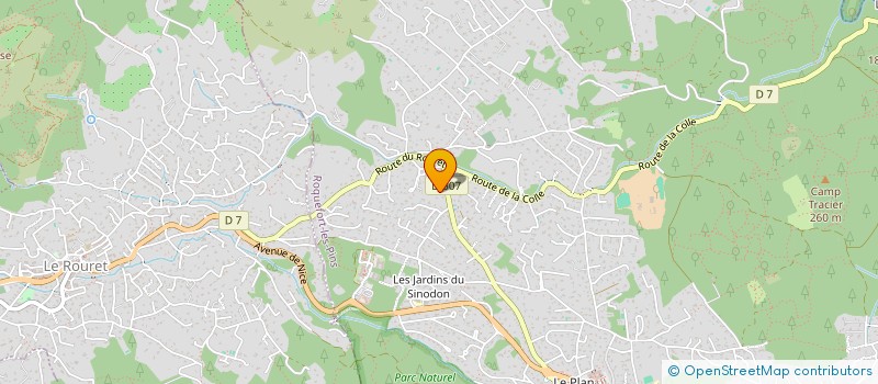 localisation de l'entreprise CARNIEL SOLUTIONS INTERNATIONALES  ROQUEFORT-LES-PINS