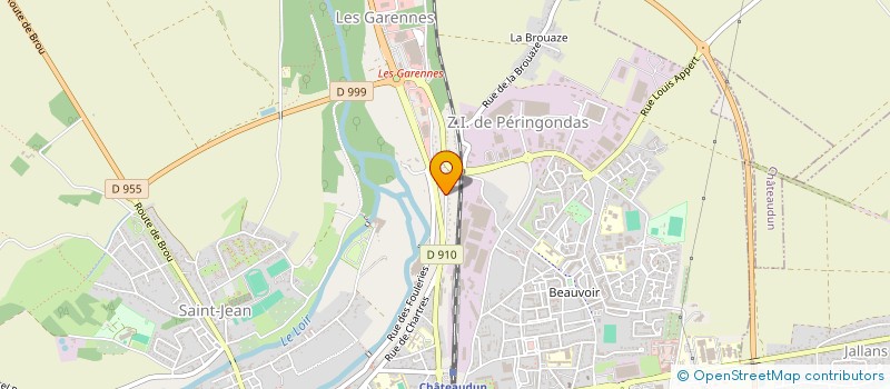 localisation de l'entreprise CARNILU à JALLANS
