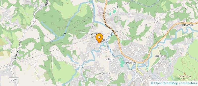 localisation de l'entreprise CARNINES  ASCAIN