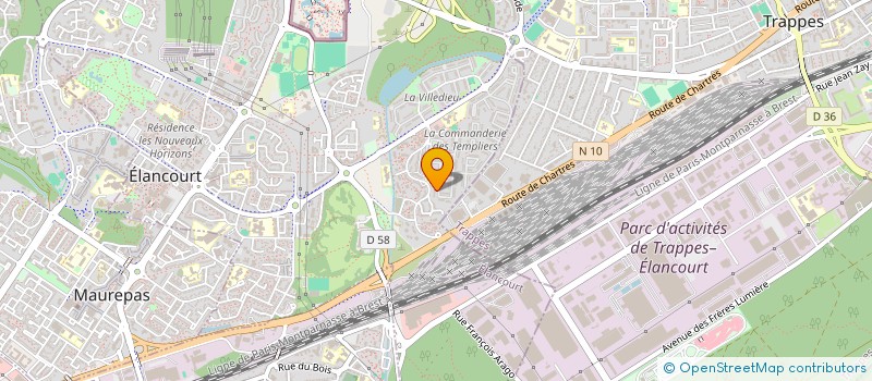 localisation de l'entreprise CARNIS  ELANCOURT