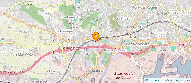 localisation de l'entreprise CARNIVOR à TOULON