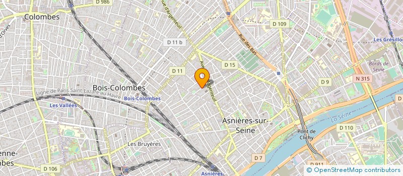 localisation de l'entreprise CARNIX à ASNIERES-SUR-SEINE