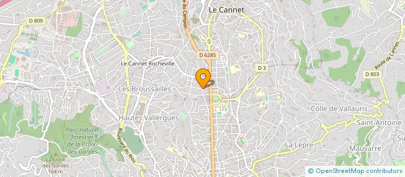 localisation de l'entreprise CARNNOT à LE CANNET