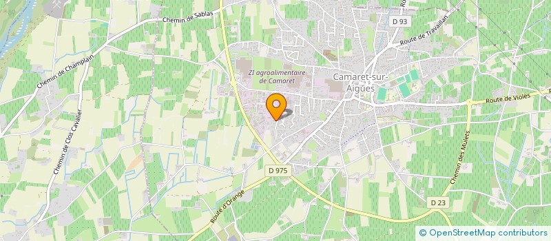 localisation de l'entreprise CARNO  CAMARET-SUR-AIGUES