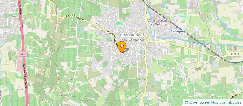 localisation de l'entreprise CARNOA  CHATEAUNEUF-DE-GADAGNE