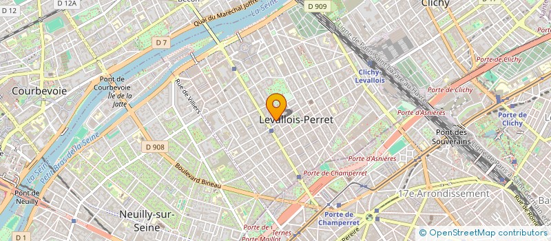 localisation de l'entreprise CARNODIS à LEVALLOIS-PERRET