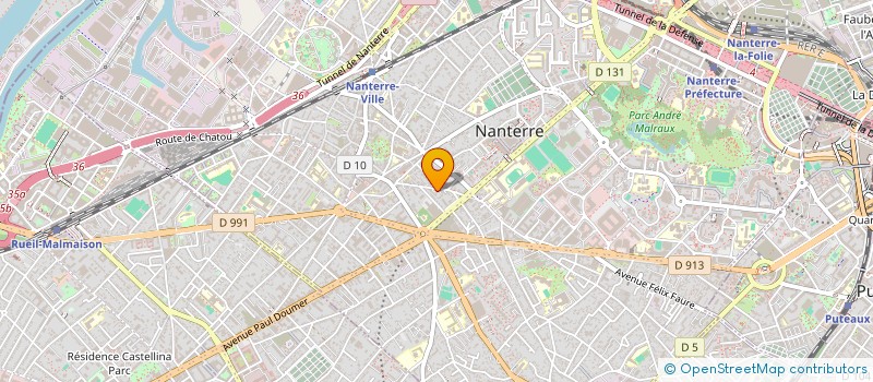 localisation de l'entreprise CARNOT-2  NANTERRE