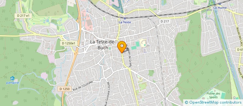 localisation de l'entreprise CARNOT à LA TESTE DE BUCH