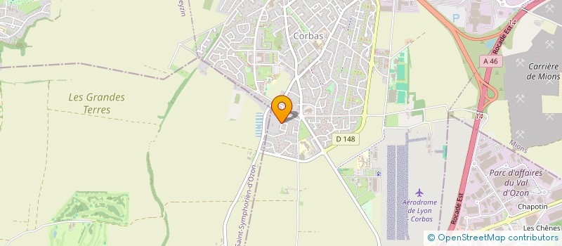 localisation de l'entreprise CARNOT 34 à CORBAS