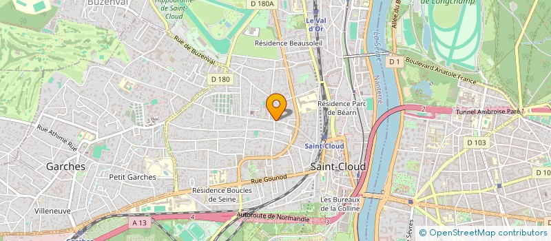 localisation de l'entreprise CARNOT à SAINT-CLOUD