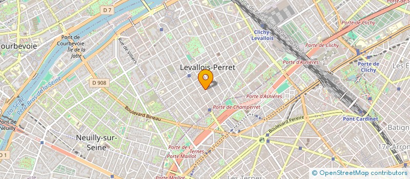 localisation de l'entreprise CARNOT à LEVALLOIS-PERRET