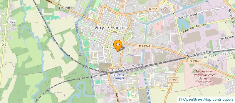 localisation de l'entreprise CARNOT à VITRY-LE-FRANCOIS