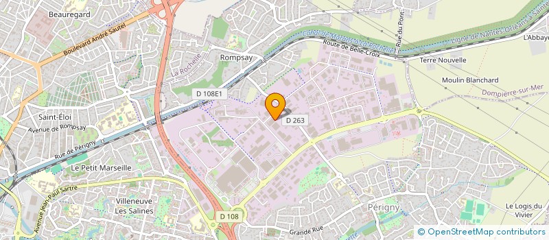 localisation de l'entreprise CARNOT  PERIGNY