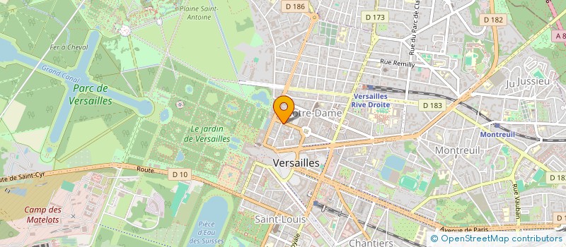 localisation de l'entreprise CARNOT 6 à VERSAILLES
