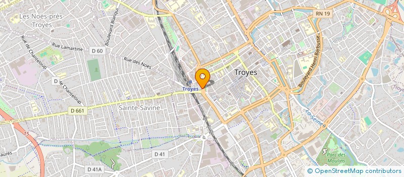 localisation de l'entreprise CARNOT  TROYES