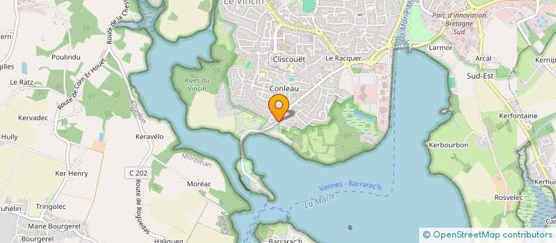 localisation de l'entreprise CARNOT à VANNES