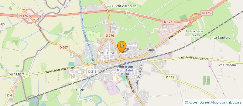 localisation de l'entreprise CARNOT  PONTORSON