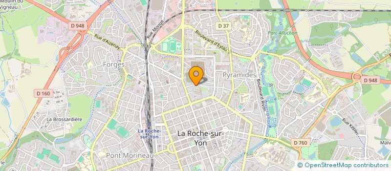 localisation de l'entreprise CARNOT à LA ROCHE-SUR-YON