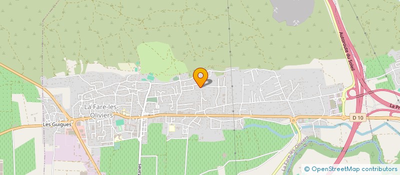 localisation de l'entreprise CARNOT  LA FARE-LES-OLIVIERS